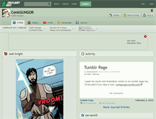 Tablet Screenshot of cenkgungor.deviantart.com