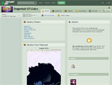 Tablet Screenshot of dragonball-gt-club.deviantart.com