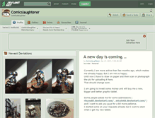 Tablet Screenshot of comicslaughterer.deviantart.com