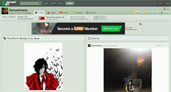 Desktop Screenshot of demonicneko.deviantart.com