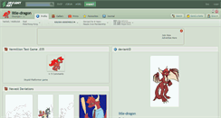 Desktop Screenshot of litle-dragon.deviantart.com