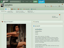 Tablet Screenshot of andreafalvo.deviantart.com
