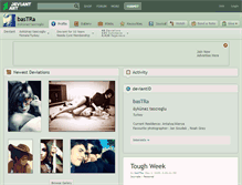Tablet Screenshot of bastra.deviantart.com