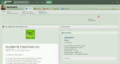 Desktop Screenshot of dapolkadots.deviantart.com