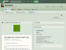Tablet Screenshot of dapolkadots.deviantart.com