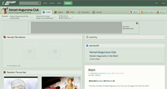 Desktop Screenshot of kensei-muguruma-club.deviantart.com