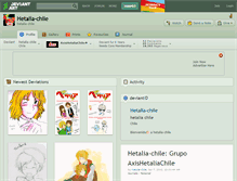 Tablet Screenshot of hetalia-chile.deviantart.com