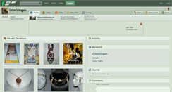 Desktop Screenshot of grimgringels.deviantart.com