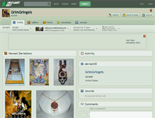 Tablet Screenshot of grimgringels.deviantart.com
