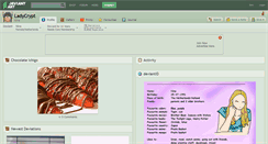 Desktop Screenshot of ladycrypt.deviantart.com