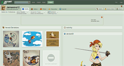 Desktop Screenshot of jennaveve12.deviantart.com