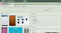 Desktop Screenshot of faychen521.deviantart.com