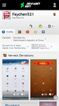 Mobile Screenshot of faychen521.deviantart.com