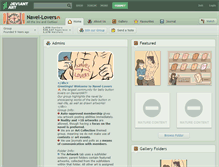 Tablet Screenshot of navel-lovers.deviantart.com