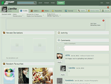 Tablet Screenshot of lieniite.deviantart.com