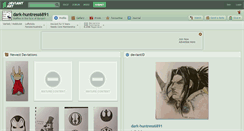 Desktop Screenshot of dark-huntress6891.deviantart.com