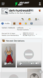 Mobile Screenshot of dark-huntress6891.deviantart.com