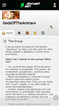 Mobile Screenshot of godsofthearena.deviantart.com