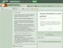 Tablet Screenshot of godsofthearena.deviantart.com