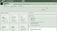 Desktop Screenshot of dragophelion.deviantart.com