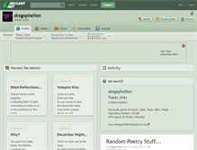 Tablet Screenshot of dragophelion.deviantart.com