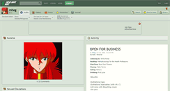 Desktop Screenshot of mheg.deviantart.com