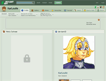 Tablet Screenshot of karlouiie.deviantart.com