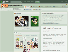 Tablet Screenshot of kagaminerinta-fc.deviantart.com