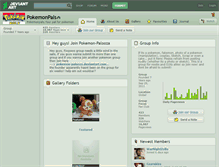 Tablet Screenshot of pokemonpals.deviantart.com