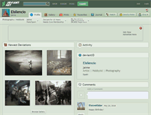 Tablet Screenshot of elsilencio.deviantart.com