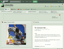 Tablet Screenshot of littlebirdren.deviantart.com