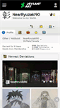 Mobile Screenshot of nearryuzaki90.deviantart.com