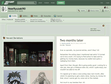 Tablet Screenshot of nearryuzaki90.deviantart.com