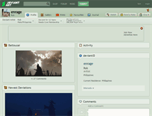 Tablet Screenshot of enrage.deviantart.com