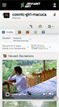 Mobile Screenshot of cosmic-girl-macuca.deviantart.com