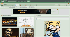 Desktop Screenshot of cycon.deviantart.com