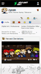Mobile Screenshot of cycon.deviantart.com