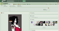 Desktop Screenshot of invalidlove.deviantart.com
