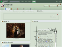 Tablet Screenshot of hartadelogin.deviantart.com