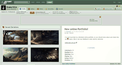 Desktop Screenshot of drake1024.deviantart.com