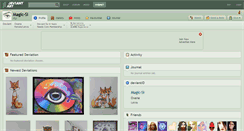 Desktop Screenshot of magic-si.deviantart.com