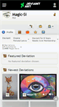 Mobile Screenshot of magic-si.deviantart.com