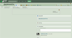 Desktop Screenshot of manufactured-fun.deviantart.com