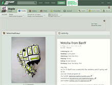 Tablet Screenshot of mopie.deviantart.com