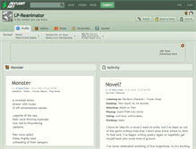Tablet Screenshot of lp-reanimator.deviantart.com