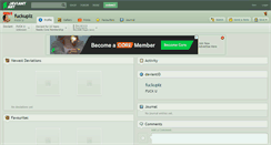 Desktop Screenshot of fuckuplz.deviantart.com