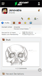 Mobile Screenshot of jenovatra.deviantart.com