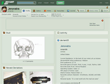 Tablet Screenshot of jenovatra.deviantart.com