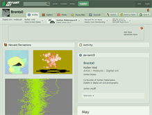 Tablet Screenshot of brents0.deviantart.com