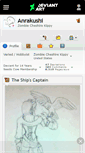 Mobile Screenshot of anrakushi.deviantart.com